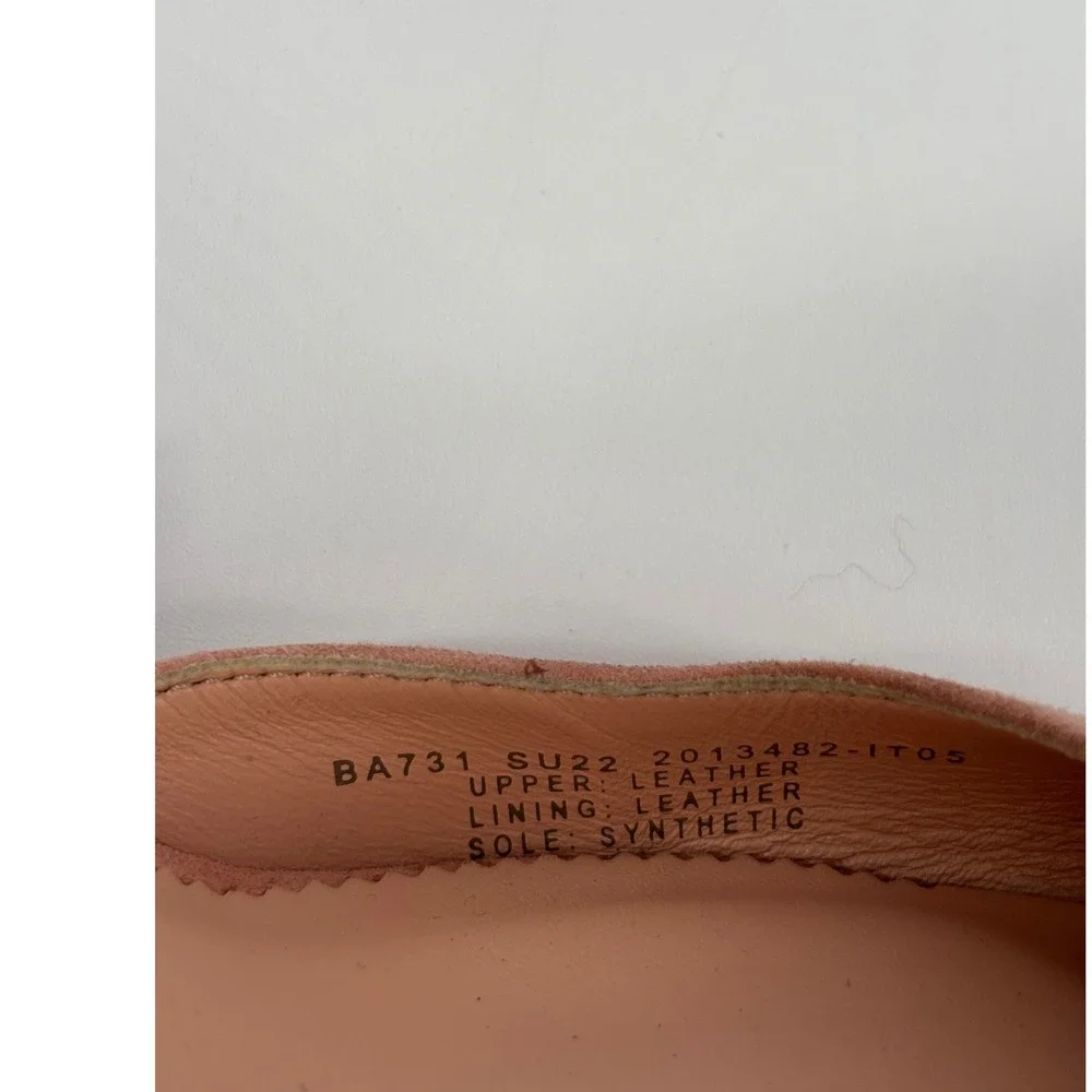 J.Crew Slingback Pumps Womens 5 Rose Pink Suede Kitten Heel Pointed‎ Toe BA731